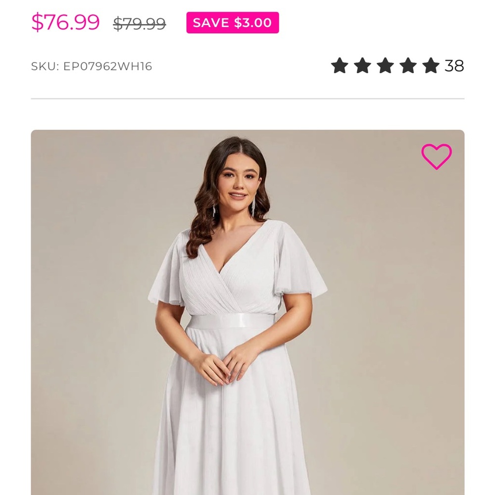 Ever Pretty White Maxi Dress